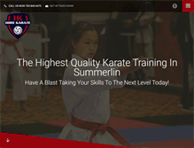 Tablet Screenshot of hirokarate.com